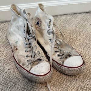 Converse Women's Off-White High-Top Sneakers